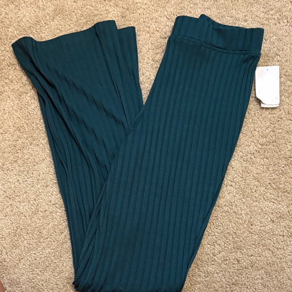 BP Teal Ribbed Pants